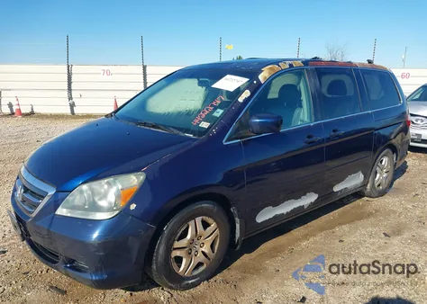 2005 Honda Odyssey Ex-L из США, поврежденный, VIN 5FNRL38765B087543